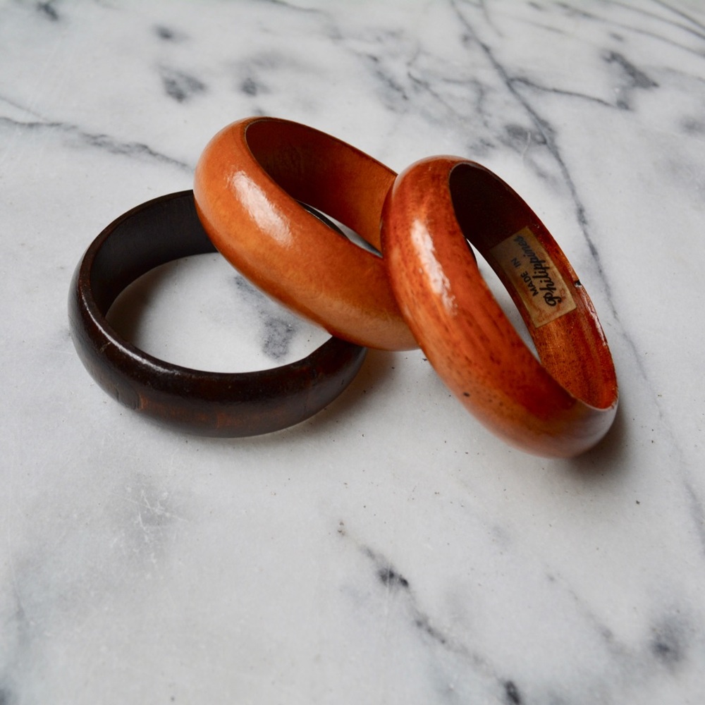 Trio Wood Bracelets